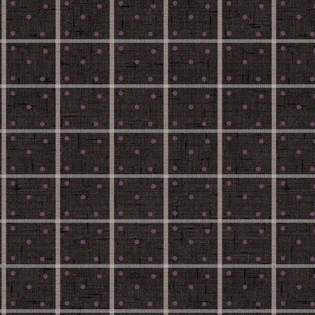 Fabric Wilmington Black Dots & Stripes Blackberry Bramble by the Quarter Yard 98763-961